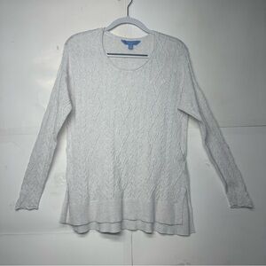 Simply Vera VeraWang long sleeve white shirt women’s size medium